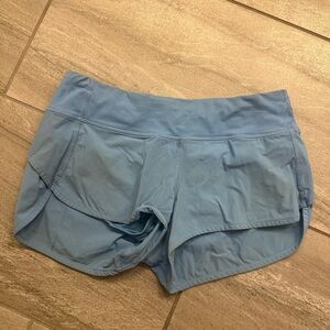 Lululemon Athletica Light Blue Athletic Shorts